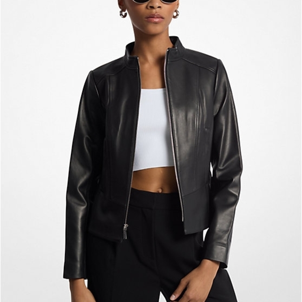 Michael Kors Genuine Leather Jacket